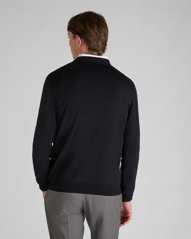Slowear Girocollo slim fit in Flexwool certificato Offerte
