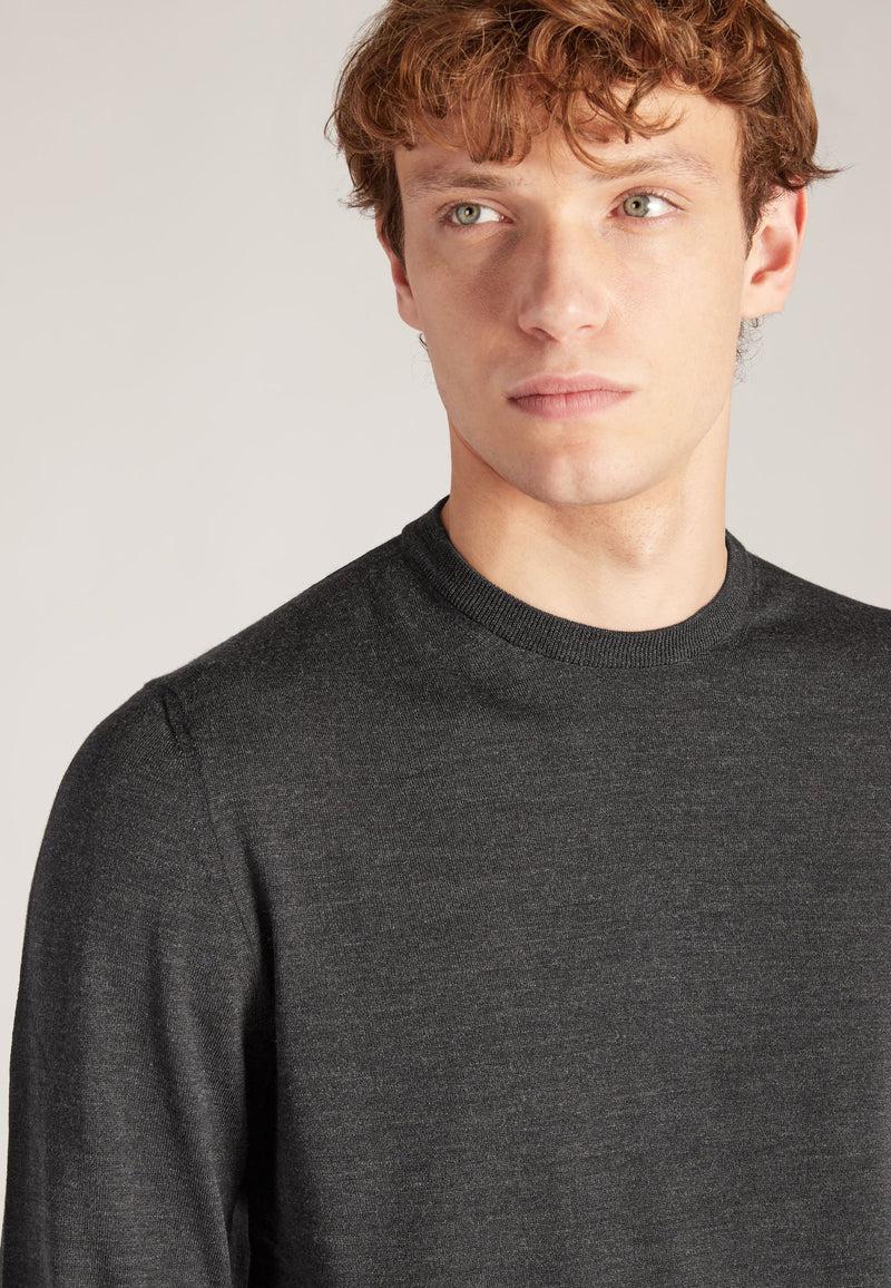 Slowear Girocollo slim fit in Flexwool certificato Bestseller