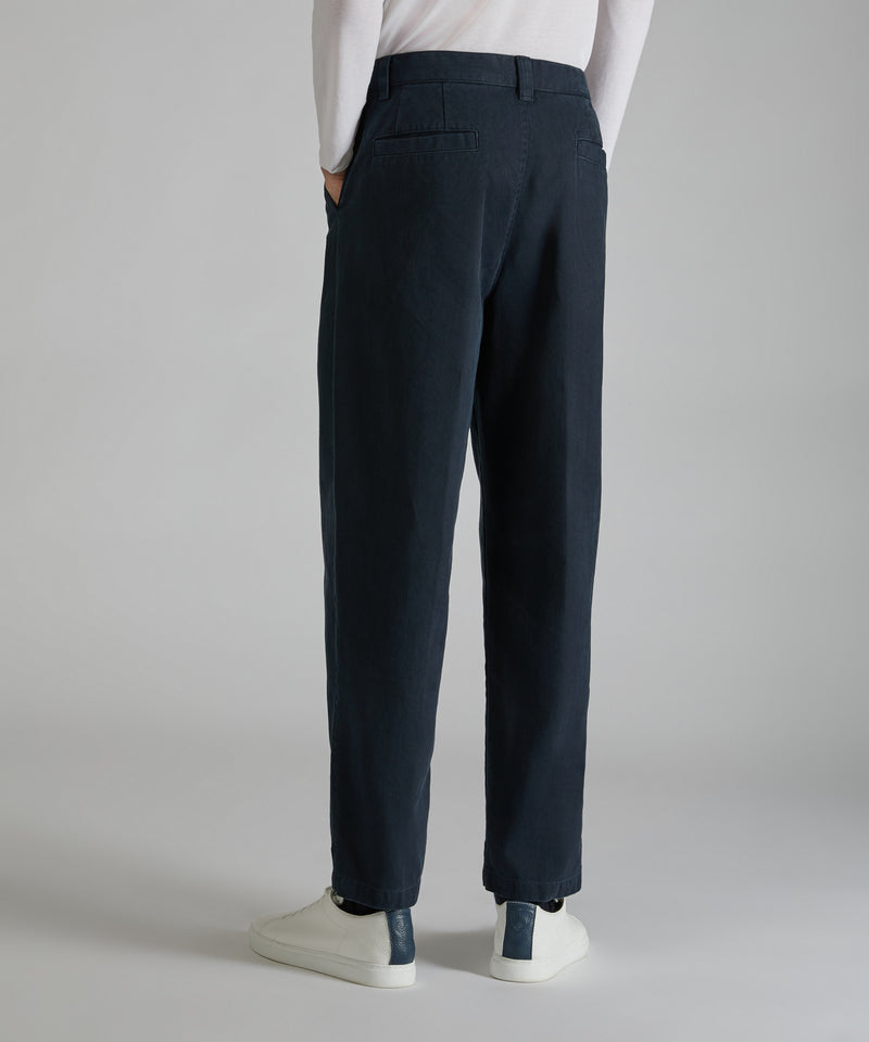 Slowear Pantalone carrot fit in chevron di cotone I Più Venduti