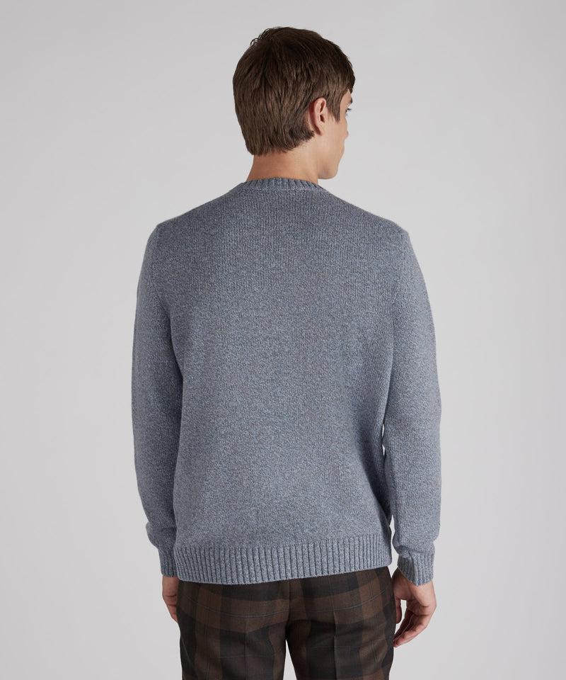Slowear Girocollo slim fit in lana Geelong Nuova