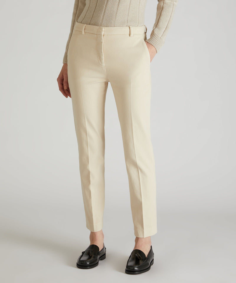 Slowear Pantalone slim fit in drill di cotone Spedizione Gratuita