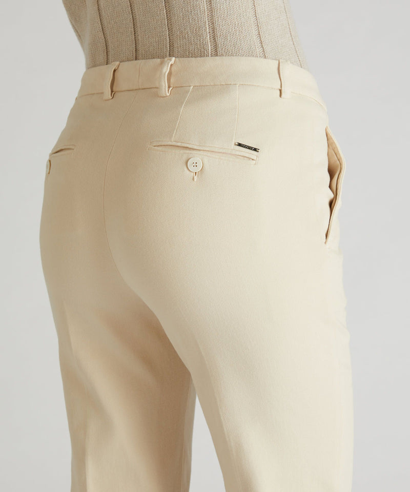 Slowear Pantalone slim fit in drill di cotone Spedizione Gratuita
