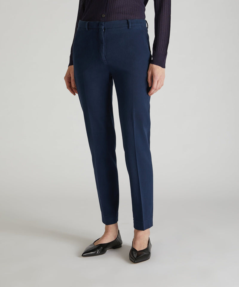 Slowear Pantalone slim fit in drill di cotone Fino al 60% di sconto