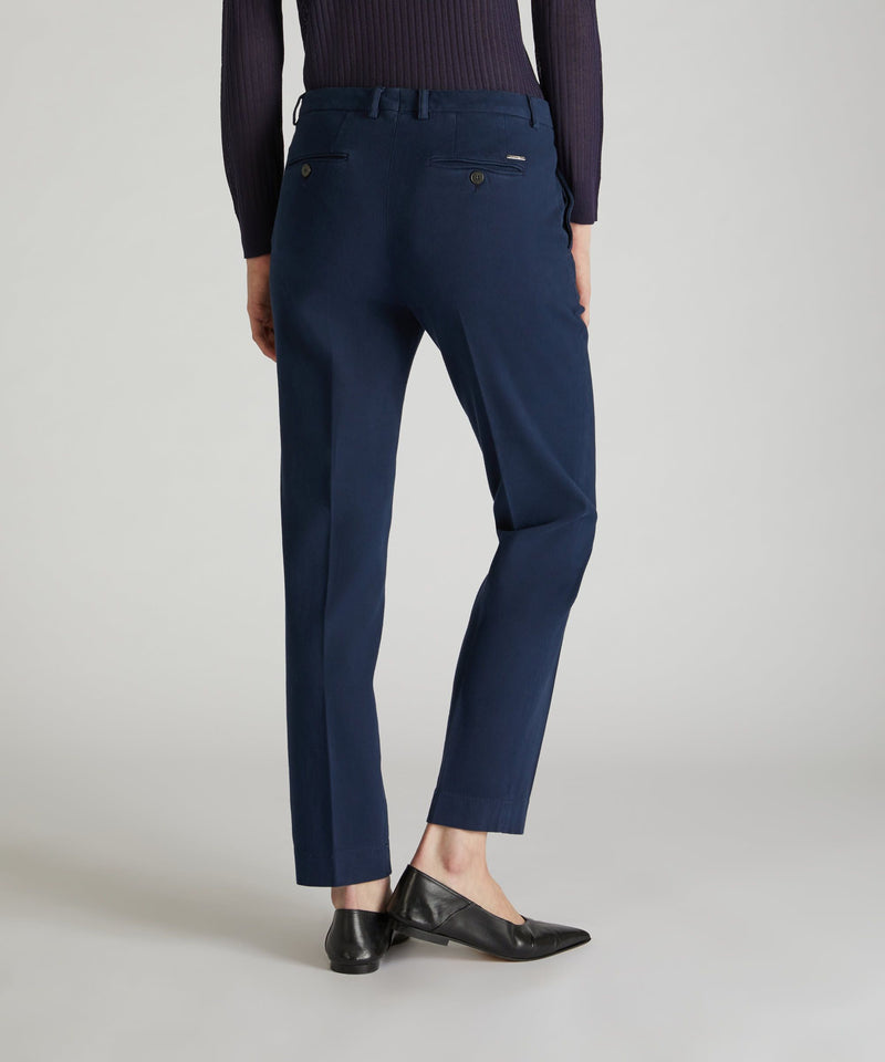 Slowear Pantalone slim fit in drill di cotone Fino al 60% di sconto