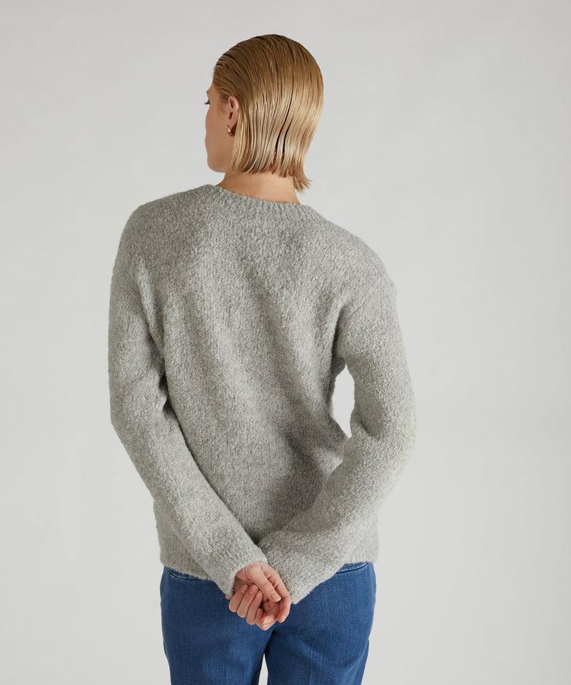 Slowear Maglia over in bouclé di lana e Alpaca Consegna Veloce