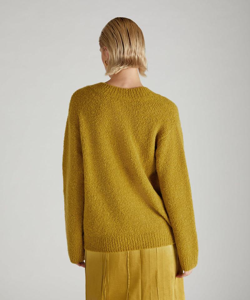 Slowear Maglia over in bouclé di lana e Alpaca Promozione Limitata