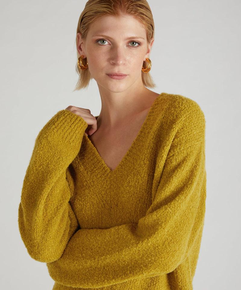 Slowear Maglia over in bouclé di lana e Alpaca Promozione Limitata