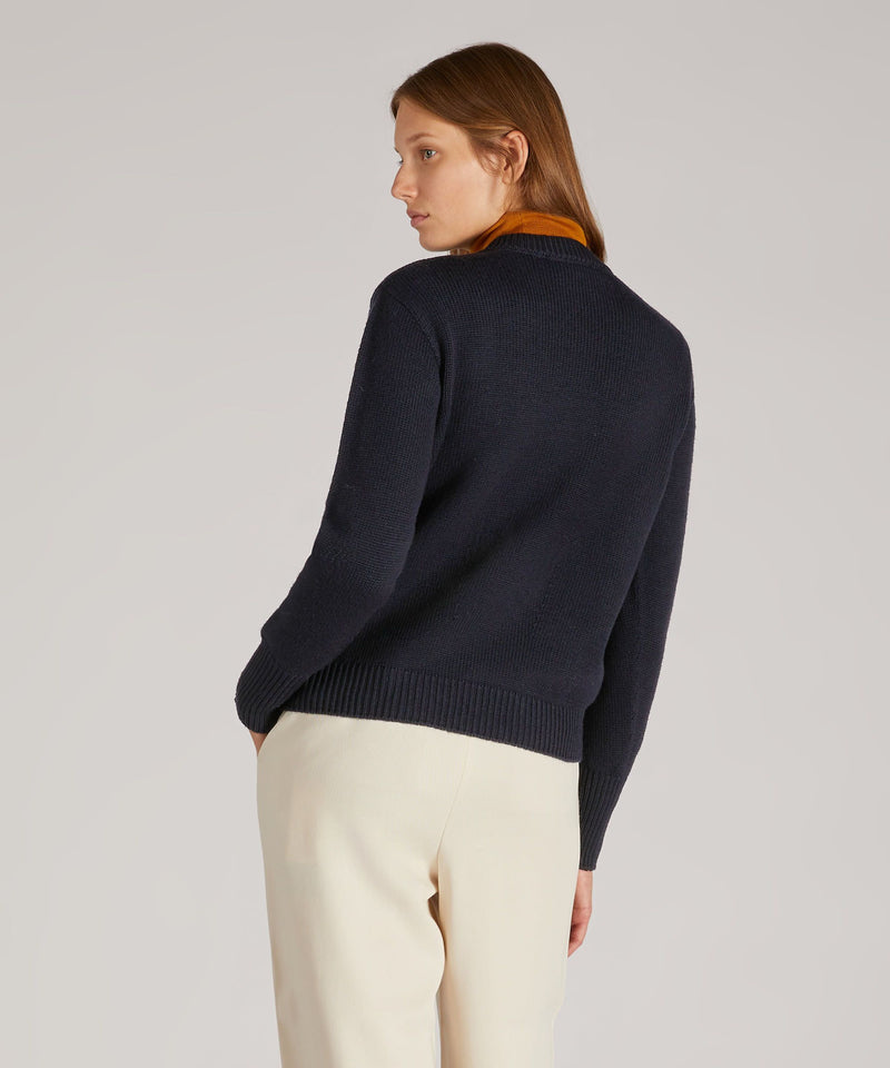 Slowear Girocollo regular fit in lana merinos certificata Novità