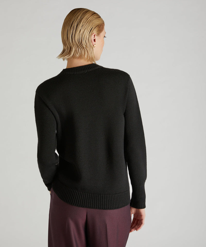 Slowear Girocollo regular fit in lana merinos certificata Presa