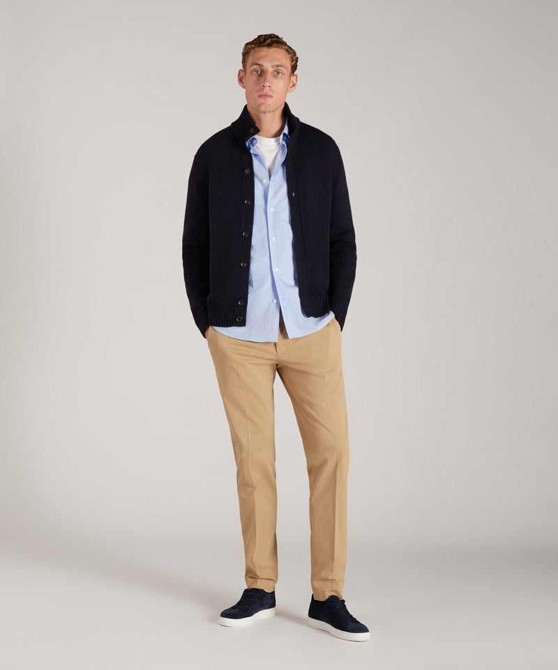 Slowear Pantalone tapered fit in tricocell certificato Moda