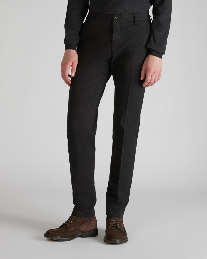 Slowear Pantalone tapered fit in tricocell certificato 2025