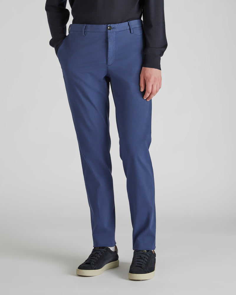 Slowear Pantalone tapered fit in tricocell certificato In Linea