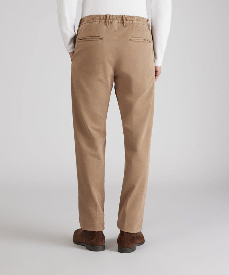 Slowear Pantalone slim fit in raso di cotone Vendita