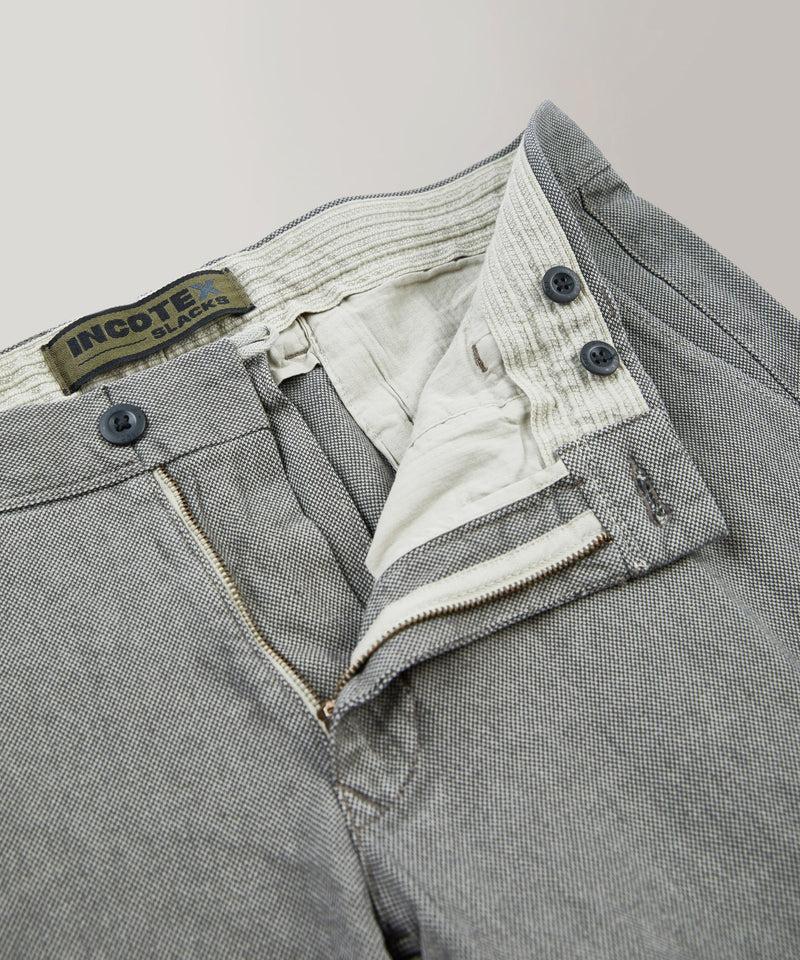 Slowear Pantalone slim fit in cotone microstrutturato Spedizione Gratuita