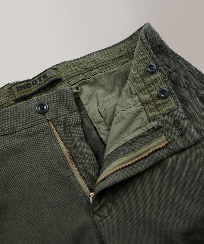 Slowear Pantalone slim fit in cotone microstrutturato Pezzi Unici