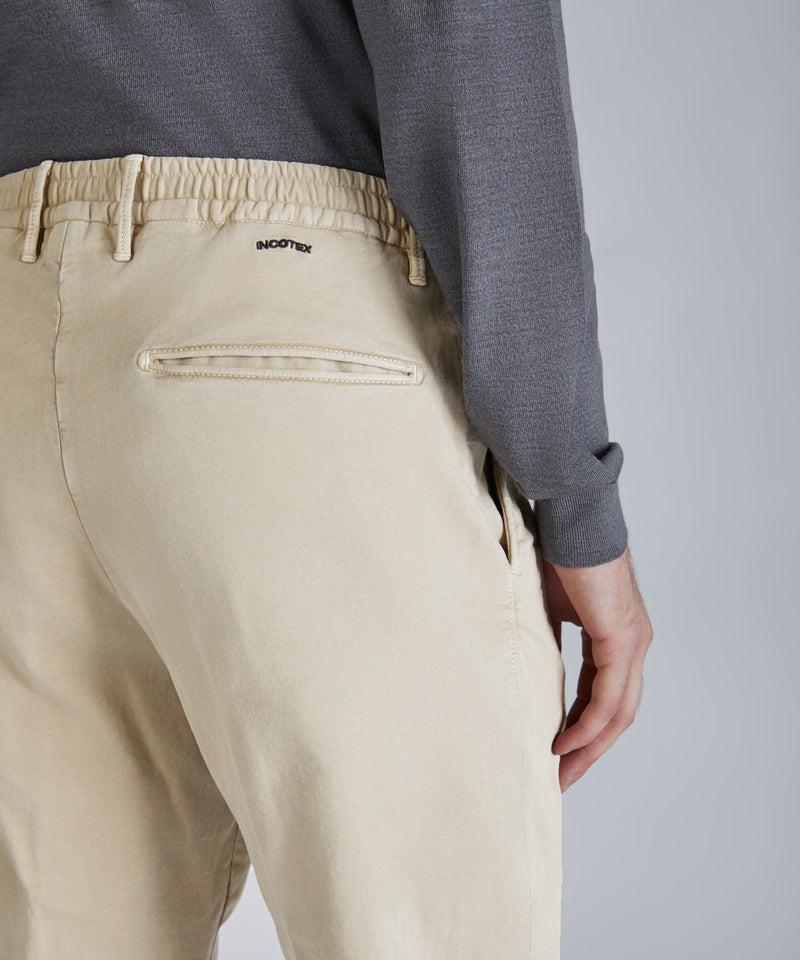 Slowear Pantalone slim fit in satin di cotone Qualità Garantita