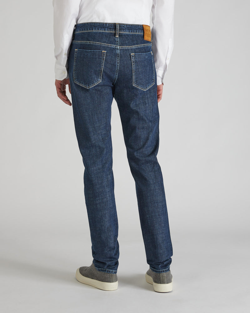 Slowear Pantalone cinque tasche slim fit in denim stretch Online