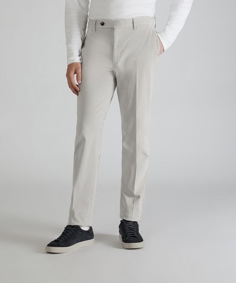 Slowear Pantalone tapered fit in cotone e lyocell Promozione Limitata