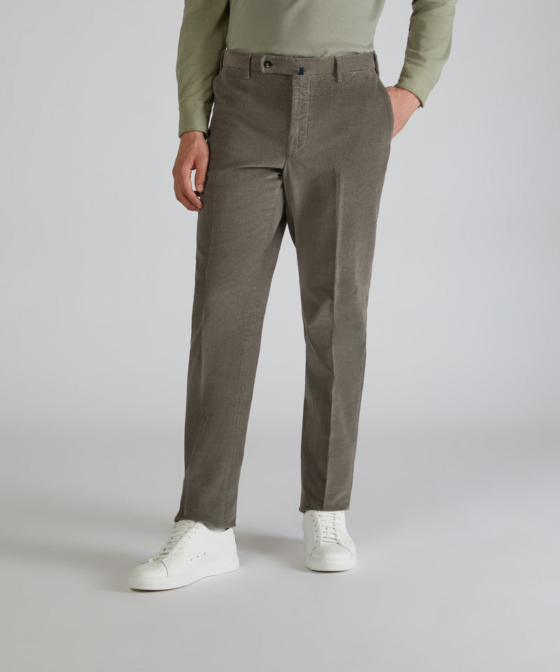 Slowear Pantalone regular fit in velluto Prezzo Ridotto