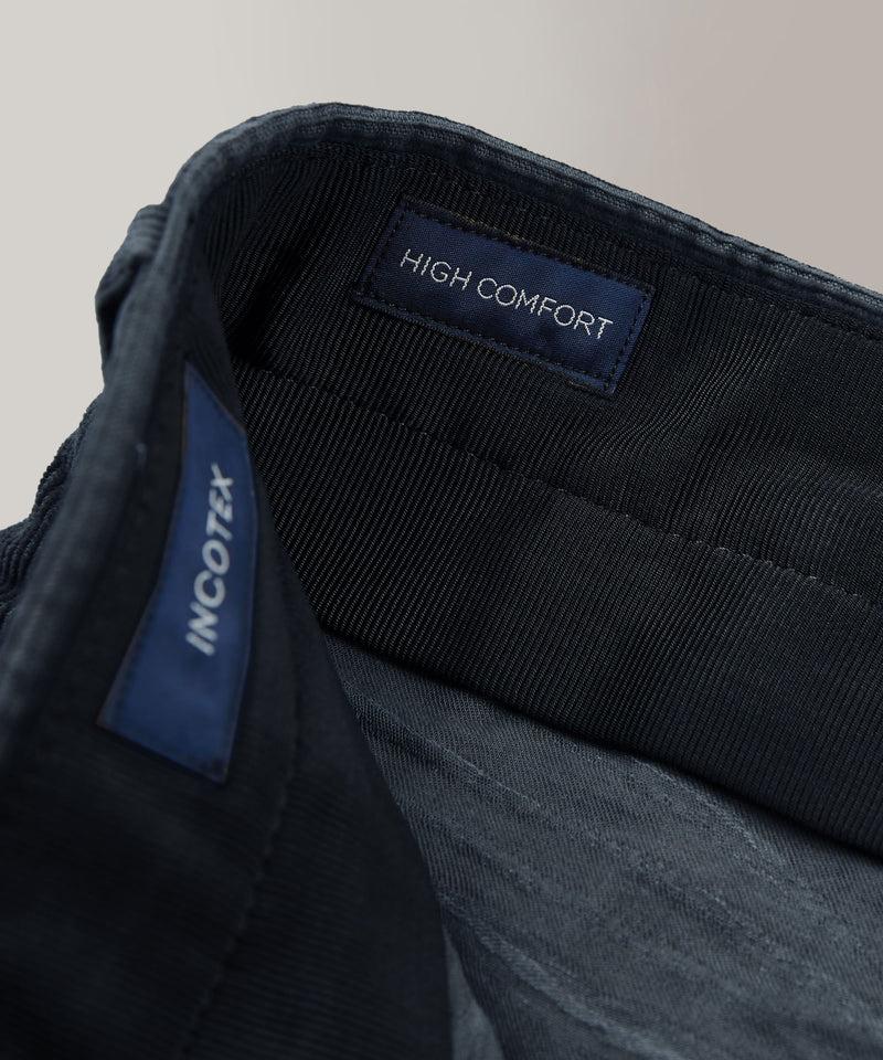 Slowear Pantalone regular fit in velluto Sottocosto