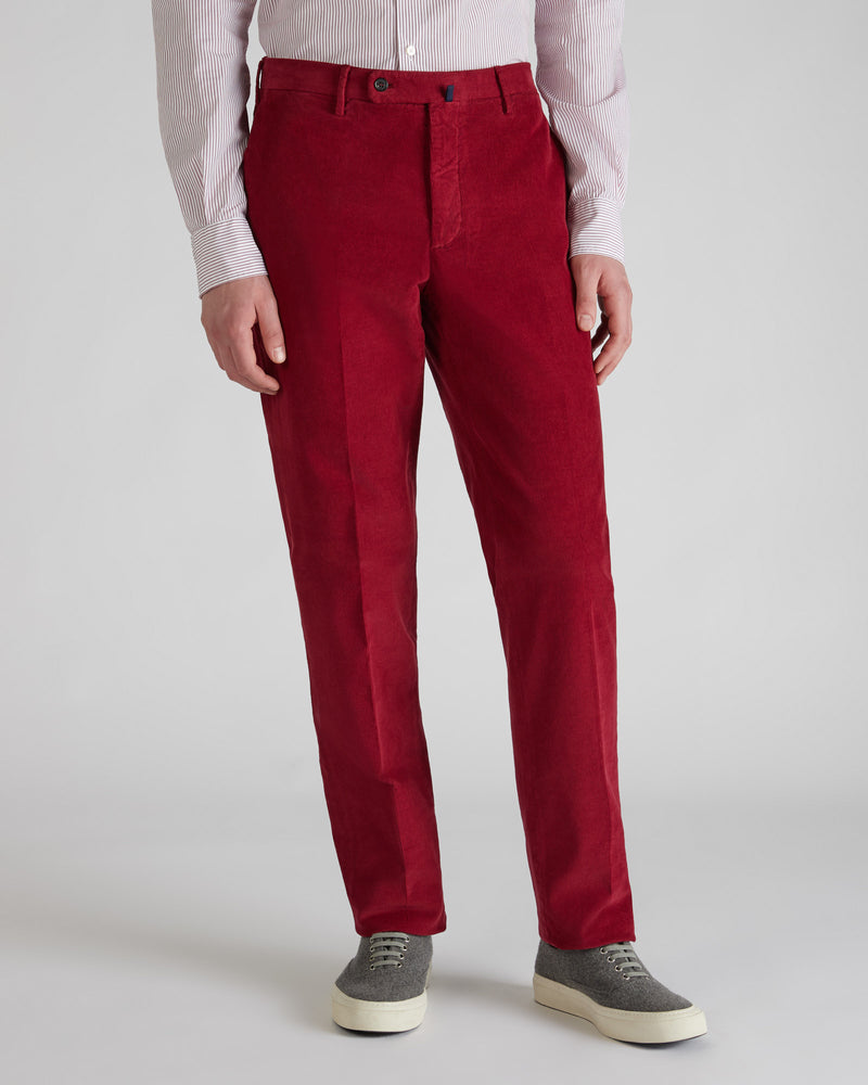 Slowear Pantalone regular fit in velluto a coste Convenienza