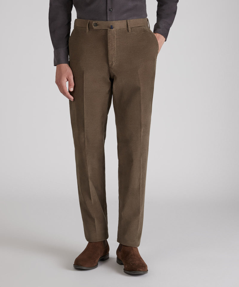Slowear Pantalone regular fit in velluto a coste Sconto