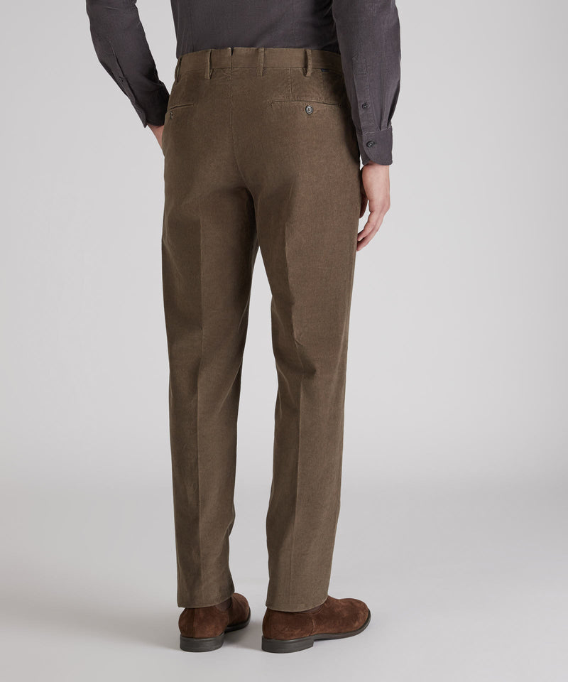 Slowear Pantalone regular fit in velluto a coste Sconto