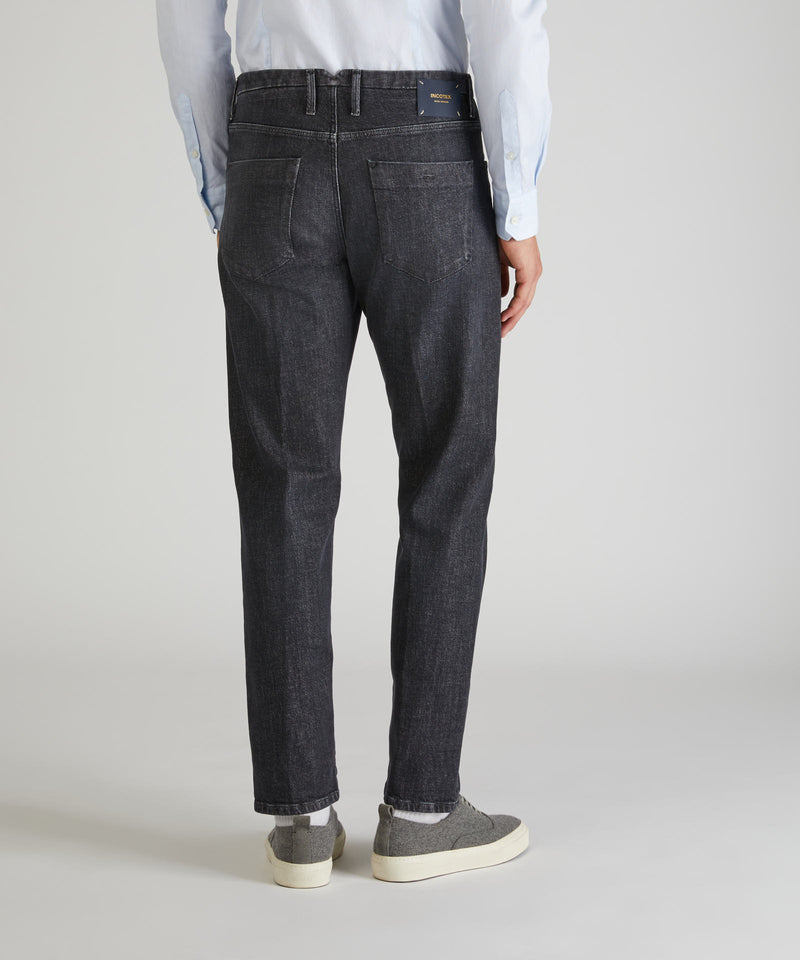 Slowear Pantalone sartoriale in denim stretch Offerta