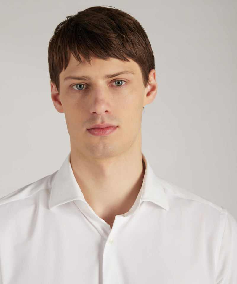 Slowear Camicia slim fit wash & wear in jersey tecnico Online