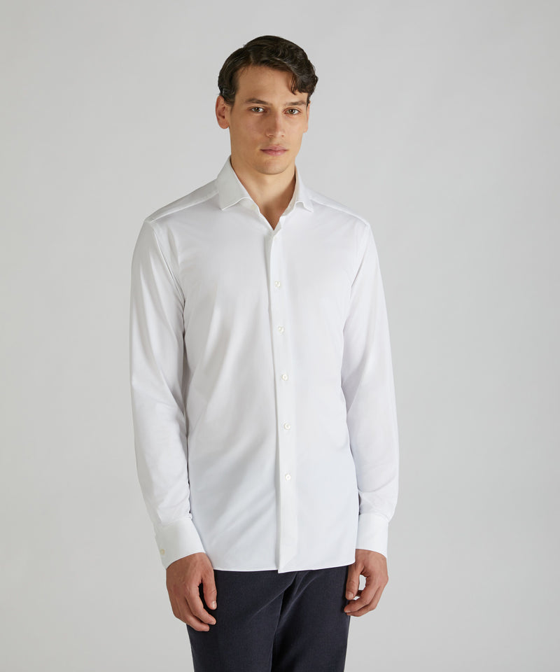 Slowear Camicia slim fit in tessuto tecnico Outlet