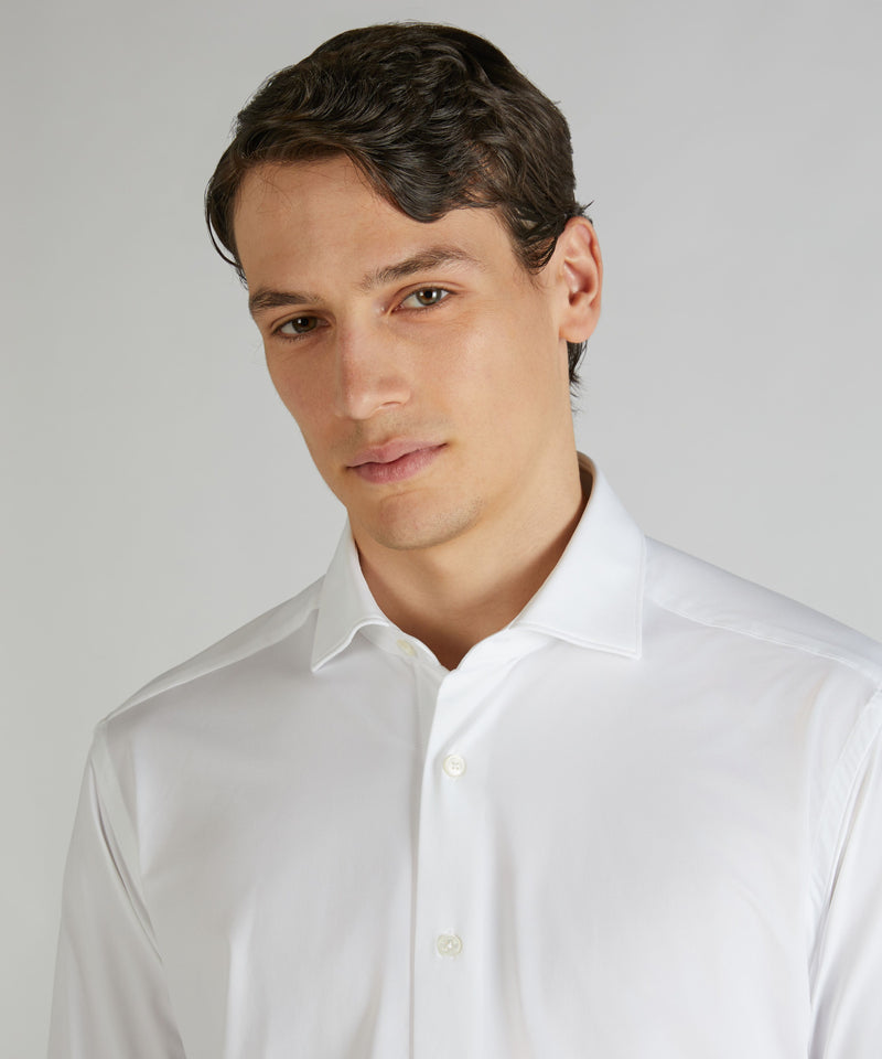 Slowear Camicia slim fit in tessuto tecnico Outlet