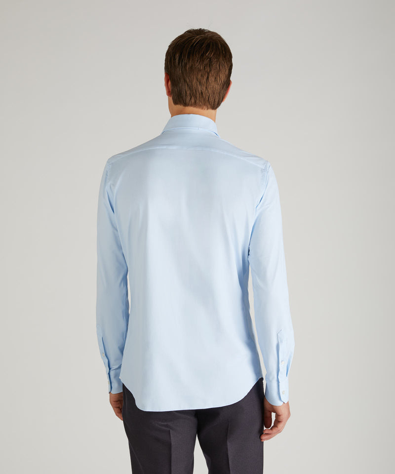 Slowear Camicia slim fit in tessuto tecnico In Vendita