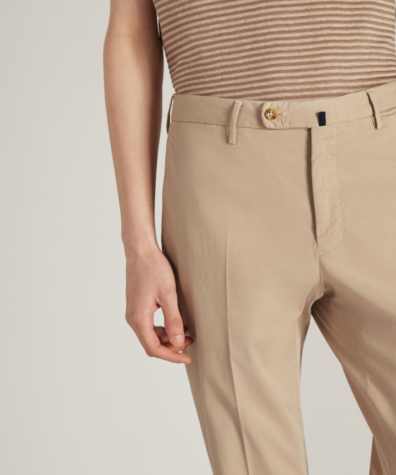Slowear Pantalone slim fit in cotone certificato Royal Batavia Vendita Calda