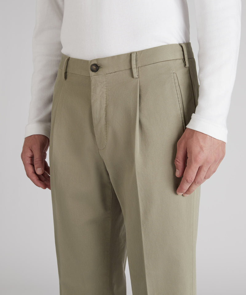 Slowear Pantalone tapered fit in cotone Nuova