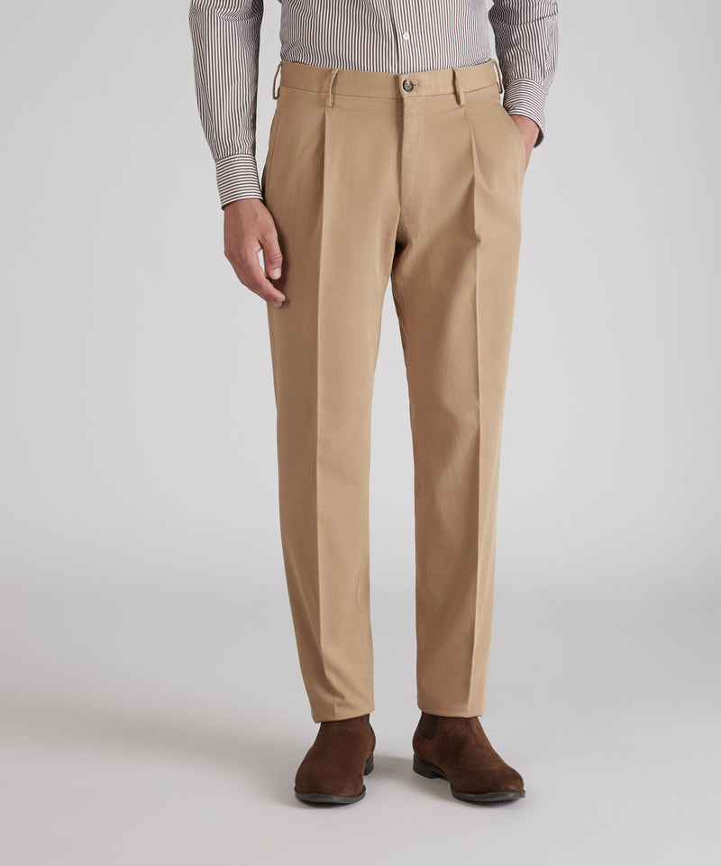 Slowear Pantalone tapered fit in cotone Moda