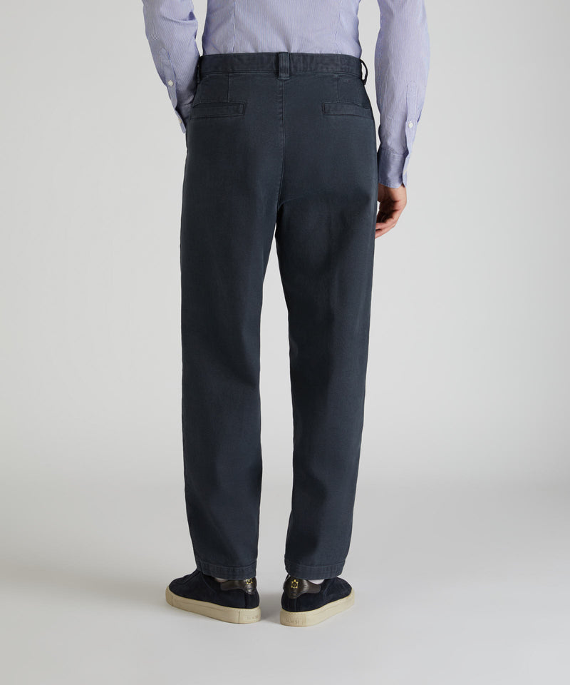 Slowear Pantalone carrot fit in cotone canvas 2025