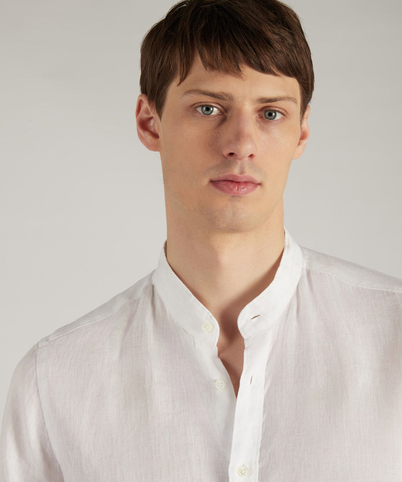 Slowear Camicia regular fit in lino In Linea