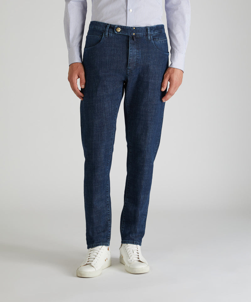 Slowear Pantalone sartoriale in denim stretch Vendita