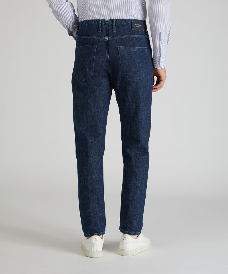 Slowear Pantalone sartoriale in denim stretch Vendita