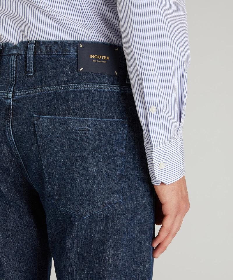 Slowear Pantalone sartoriale in denim stretch Vendita