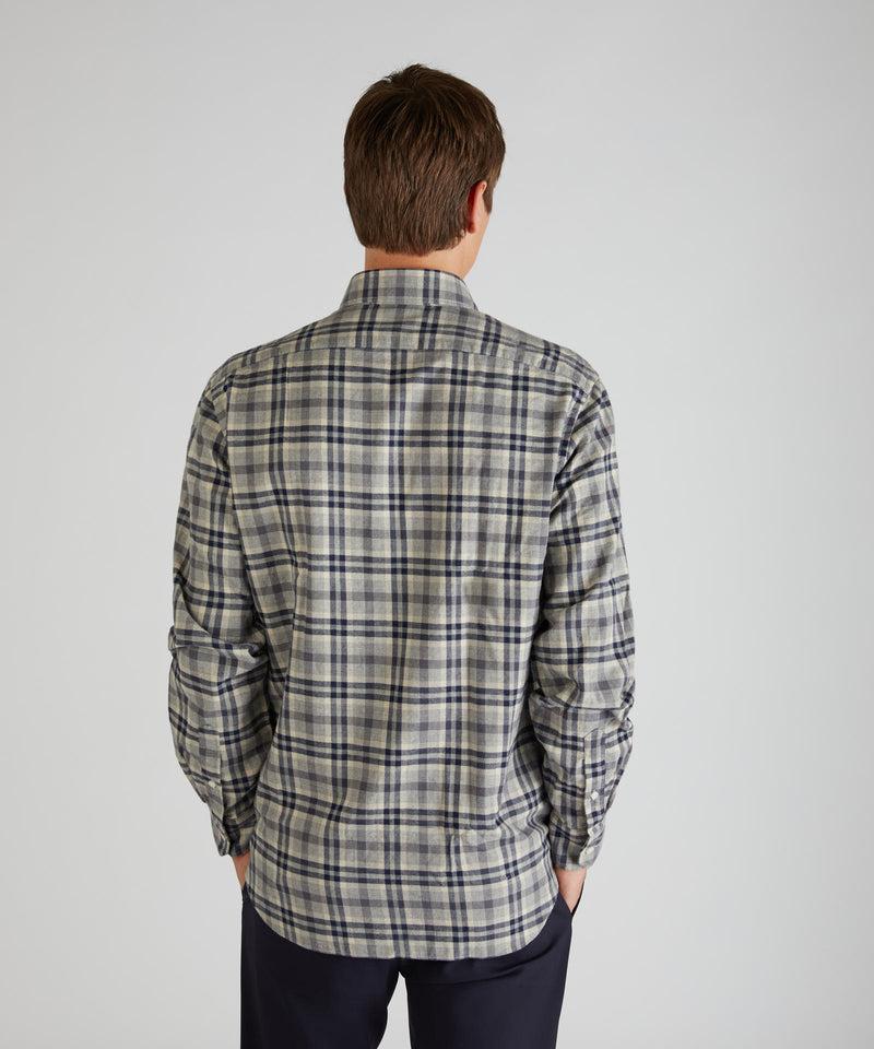 Slowear Camicia casual fit in flanella Italy