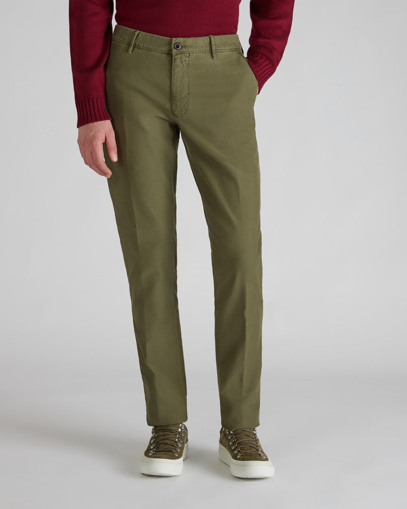 Slowear Pantalone slim fit in Tricochino 2025