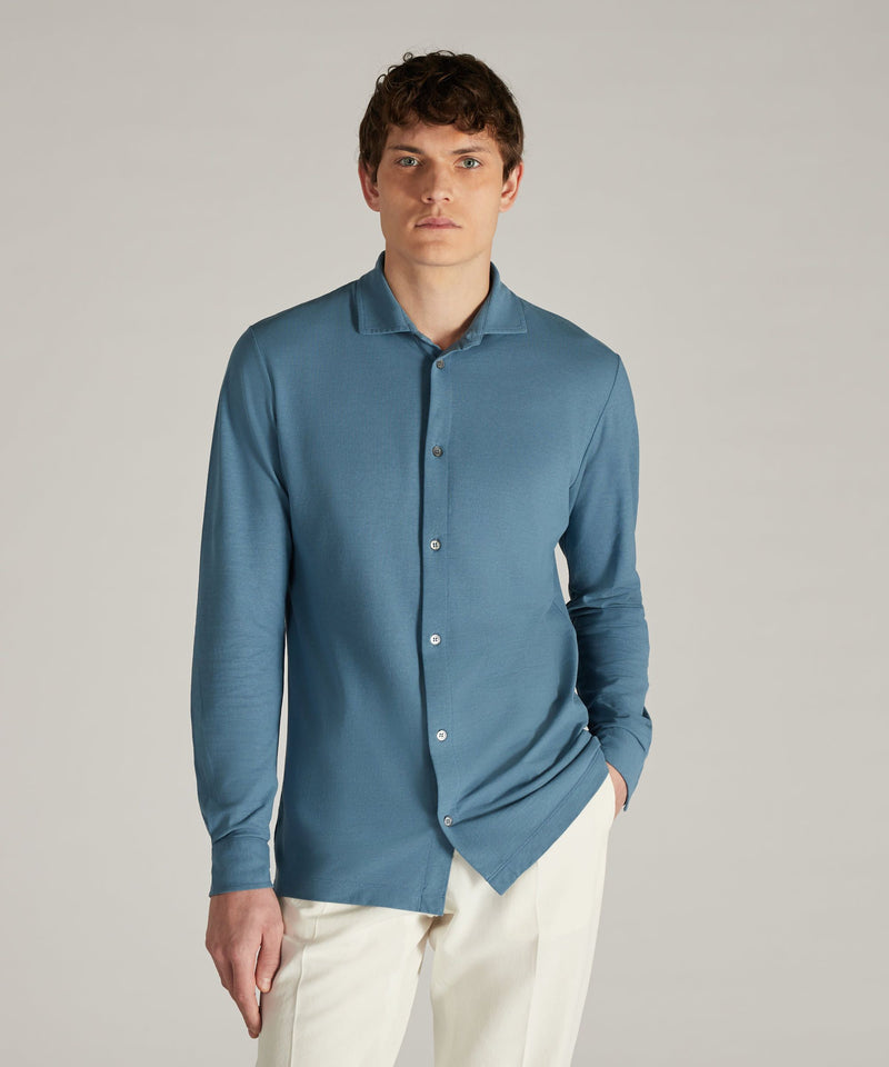 Slowear Camicia slim fit in IceCotton organico Promozione