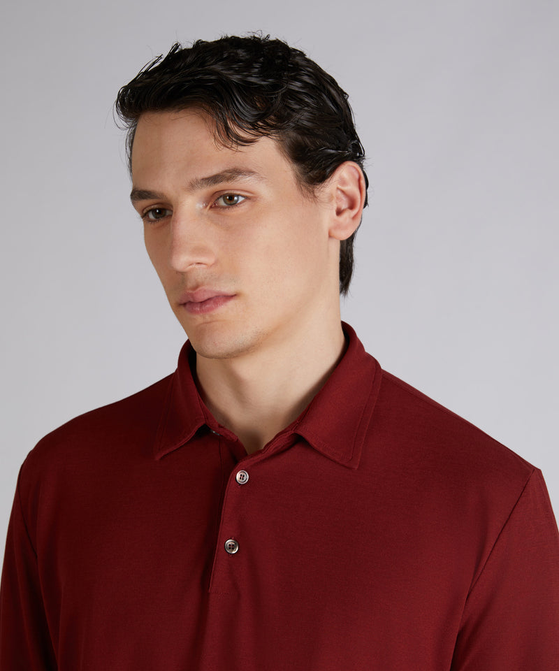 Slowear Polo slim fit in IceCotton In Saldo