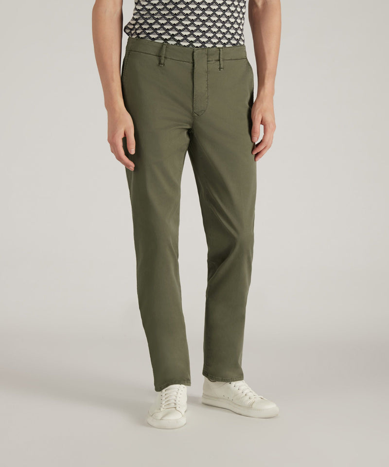Slowear Pantalone slim fit in gabardina stretch certificata Vendita Economica