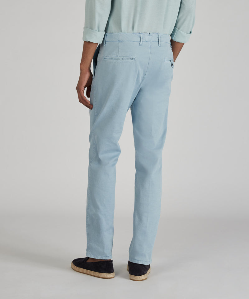 Slowear Pantalone slim fit in gabardina stretch certificata Promozione