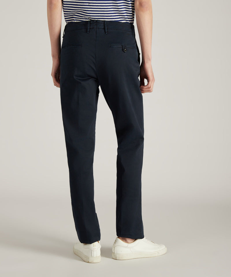Slowear Pantalone slim fit in gabardina stretch certificata Spedizione Gratuita