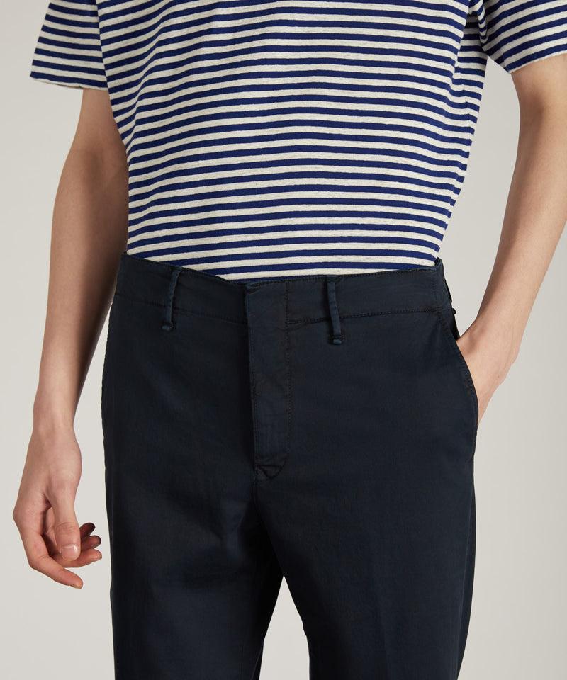Slowear Pantalone slim fit in gabardina stretch certificata Spedizione Gratuita