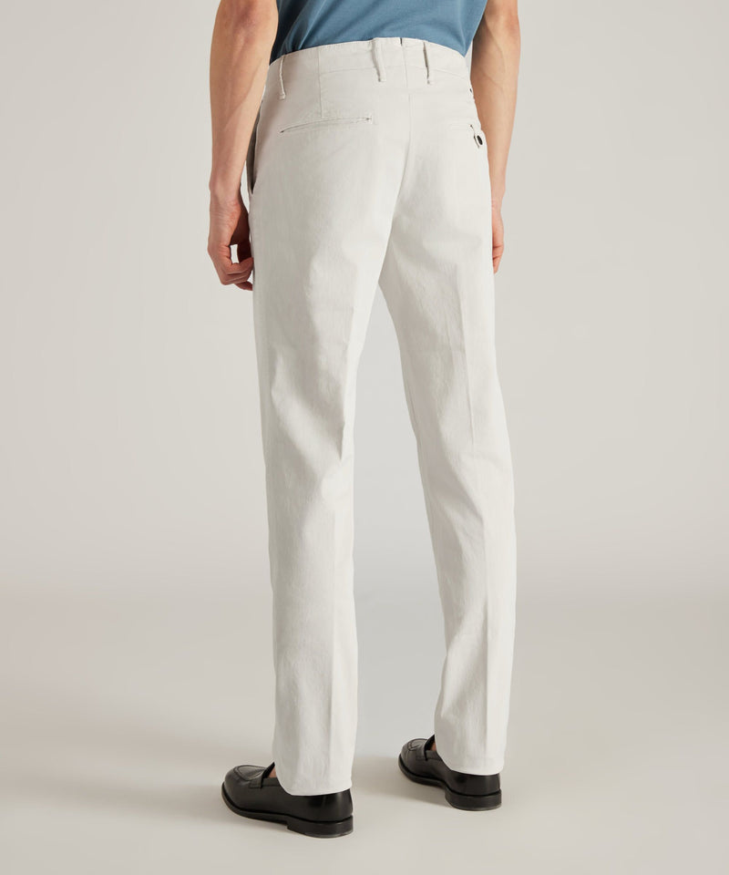 Slowear Pantalone slim fit in gabardina stretch certificata Soddisfazione Garantita