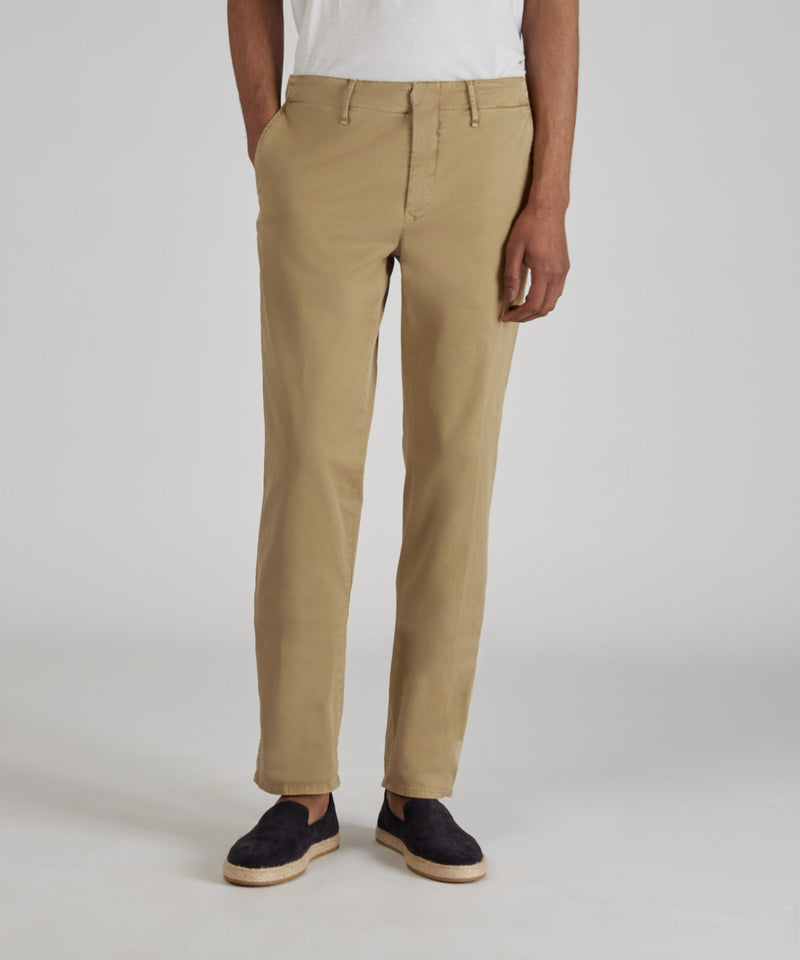 Slowear Pantalone slim fit in gabardina stretch certificata Qualità Garantita